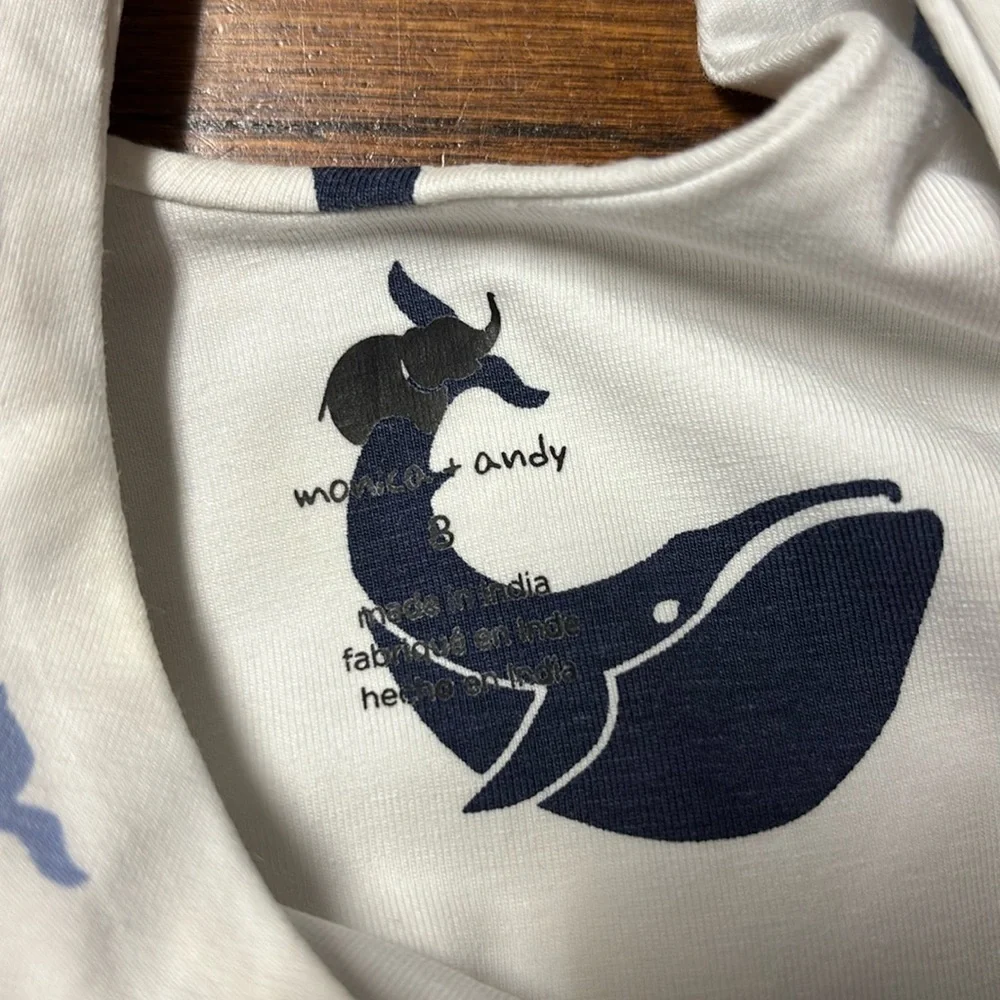 Monica + Andy Whale Dress Size 8
